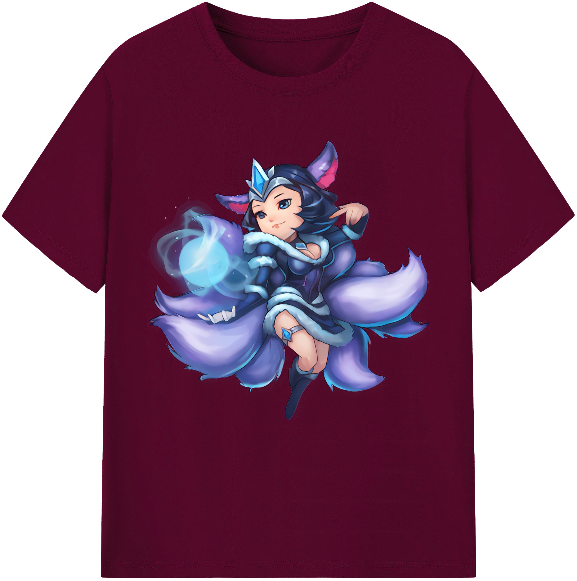 （画像用） リーグ・オブ・レジェンド League of Legends LOL レディースカジュアルプリントTシャツ（綿100％）
